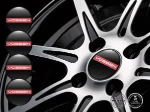 Vossen Ruota Badges Stile Adesivi Epossidici Top